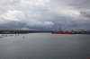 Grey Southampton Water from Ship